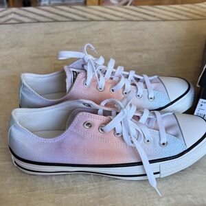 Converse Women's Pastel Gradient Sneakers - Pink and Blue
